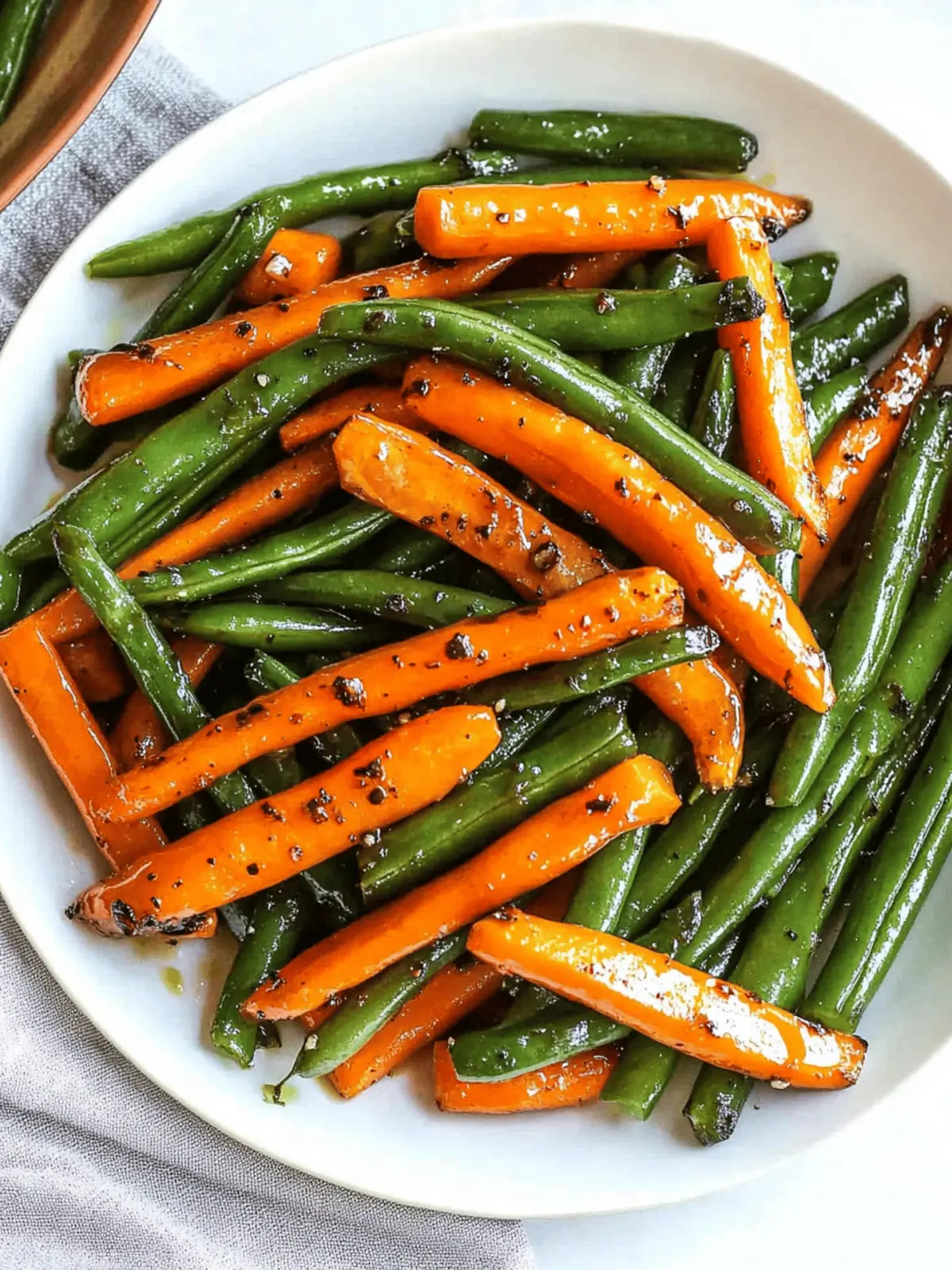 Honey Glazed Carrots & Green Beans: Quick, Flavorful Delight