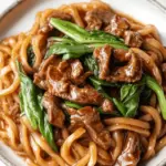 Simple Black Pepper Beef Udon