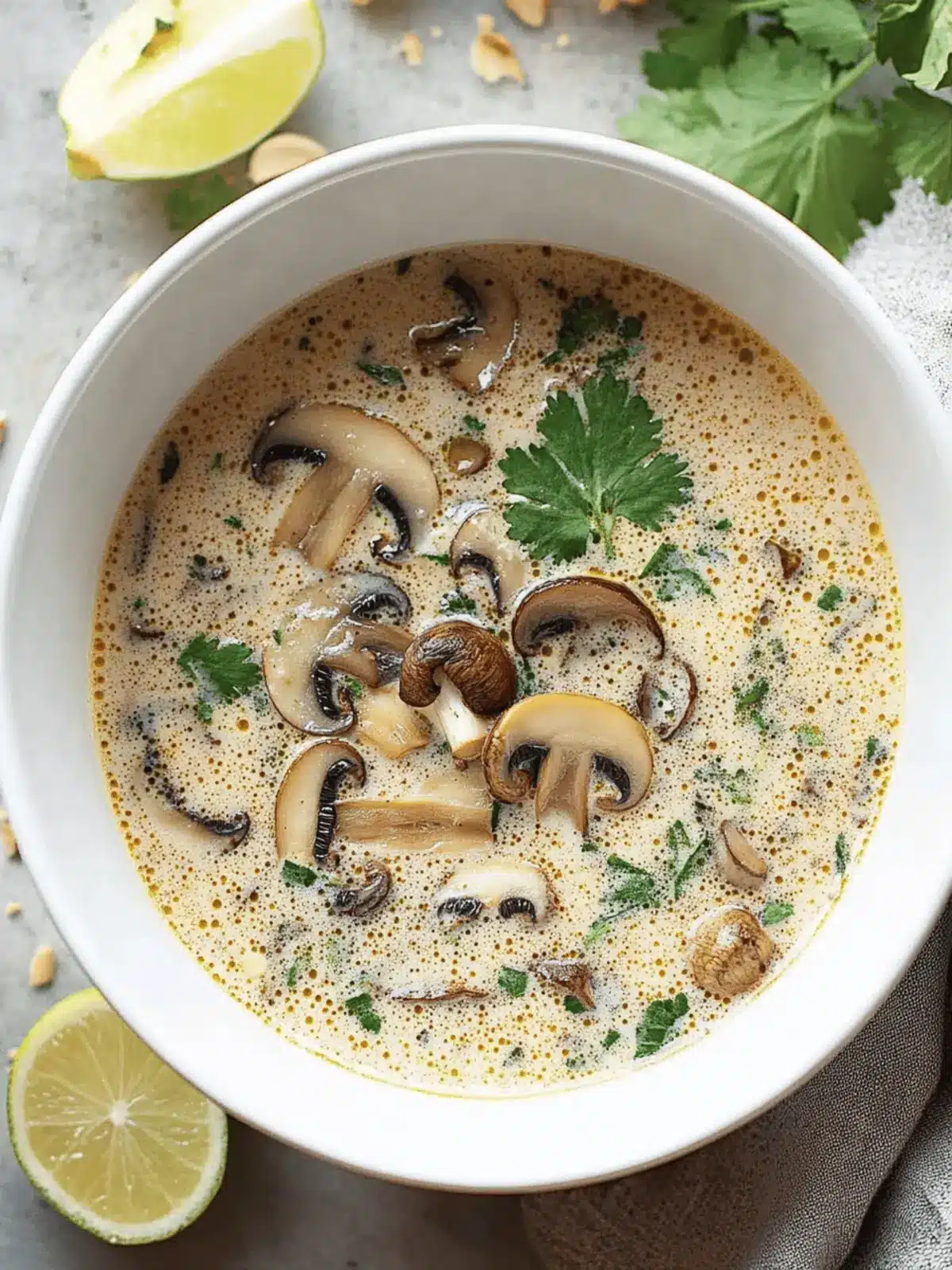 Thai Coconut Soup with Mushrooms