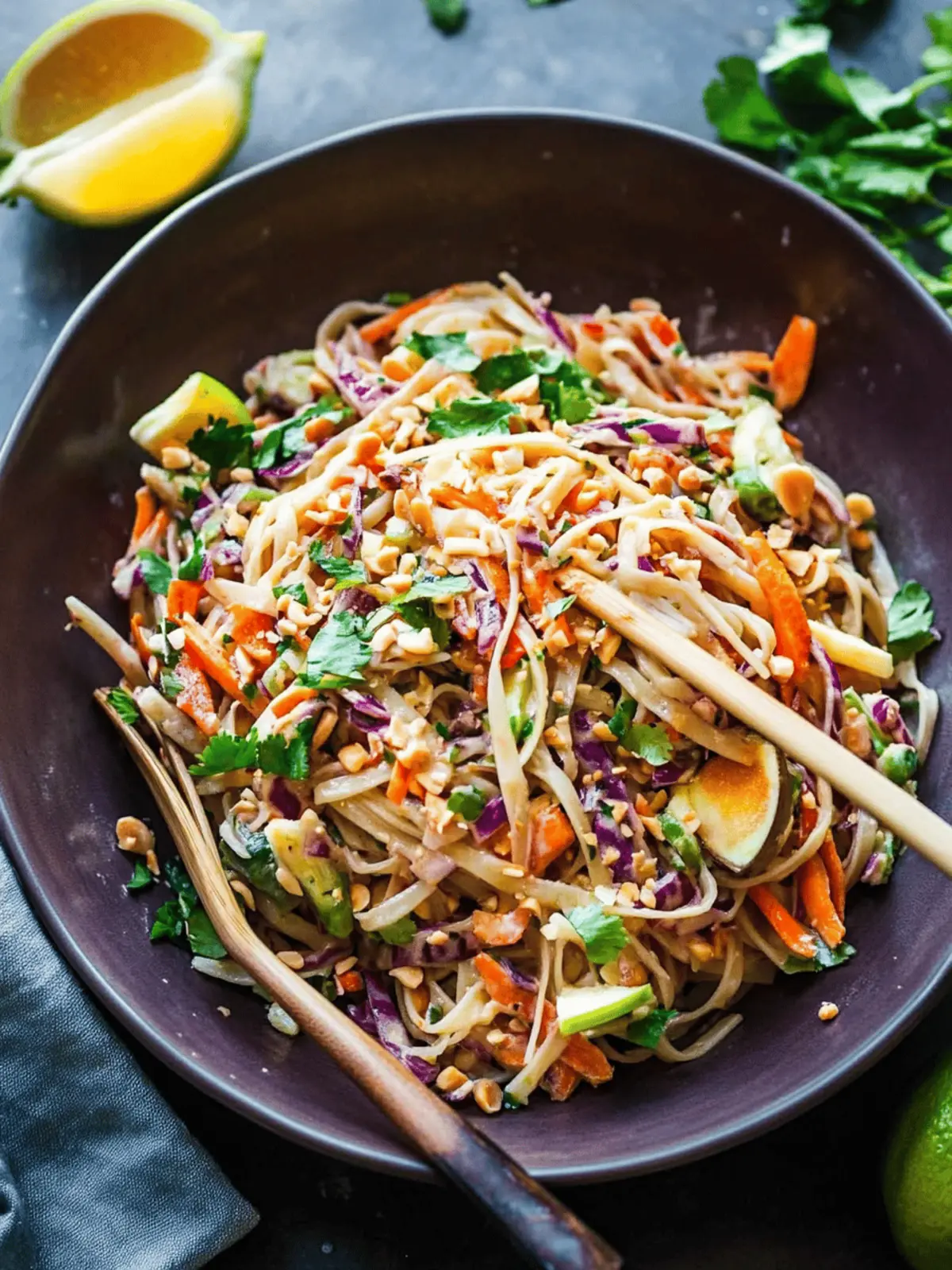 Cold Thai Noodle Salad