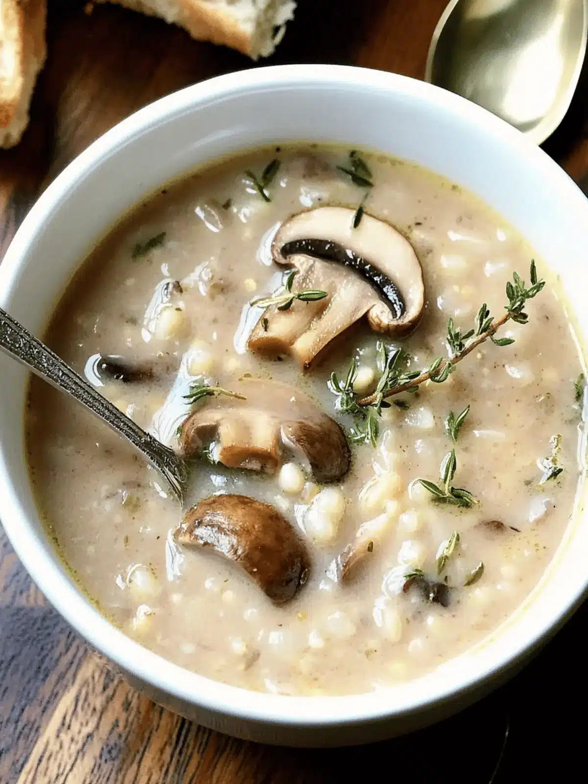 Mushroom Barley Soup
