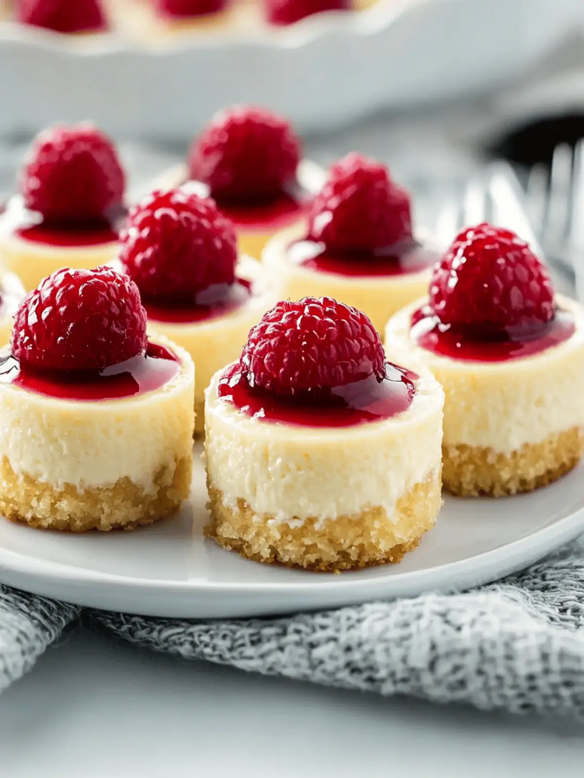 Mini Cheesecakes New York Style
