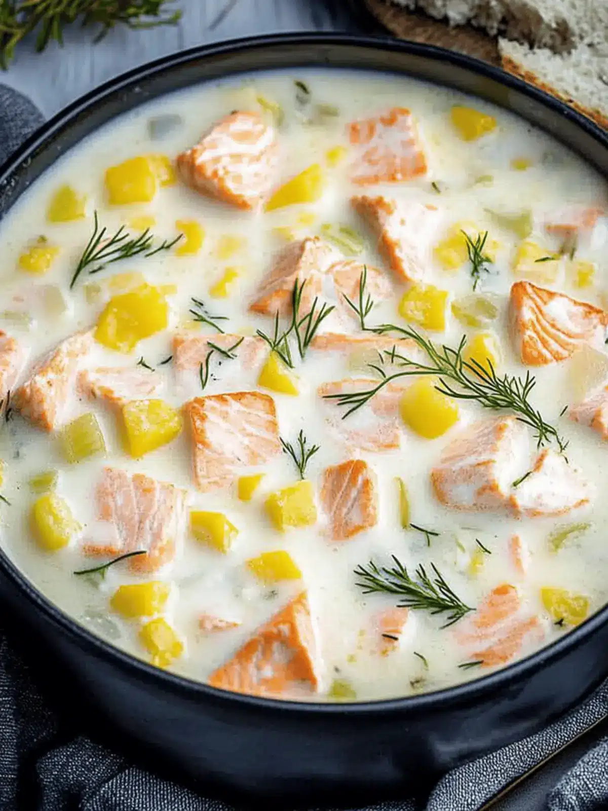 Salmon Chowder Soup
