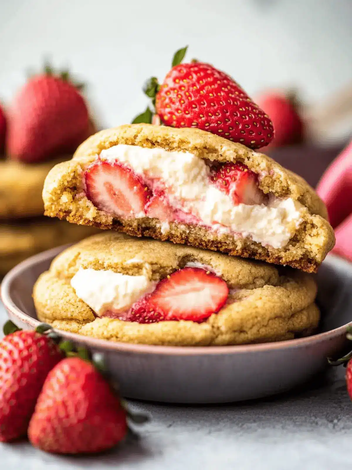 Strawberry Cheesecake Cookies That'll Stun Your Taste Buds