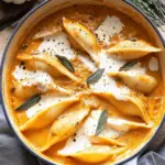 Stuffed Shells With Pumpkin Cream Sauce