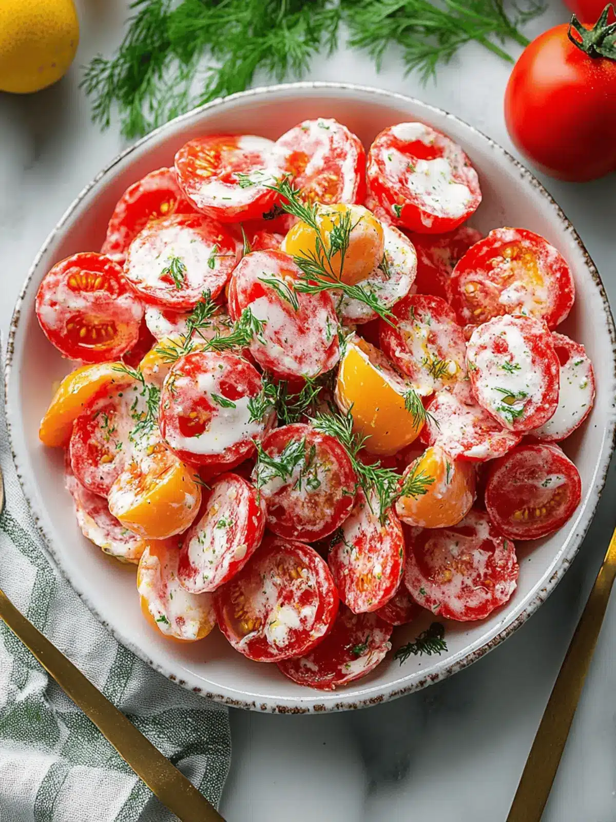 Refreshing Tomato Garlic Salad for Your Summer Gatherings