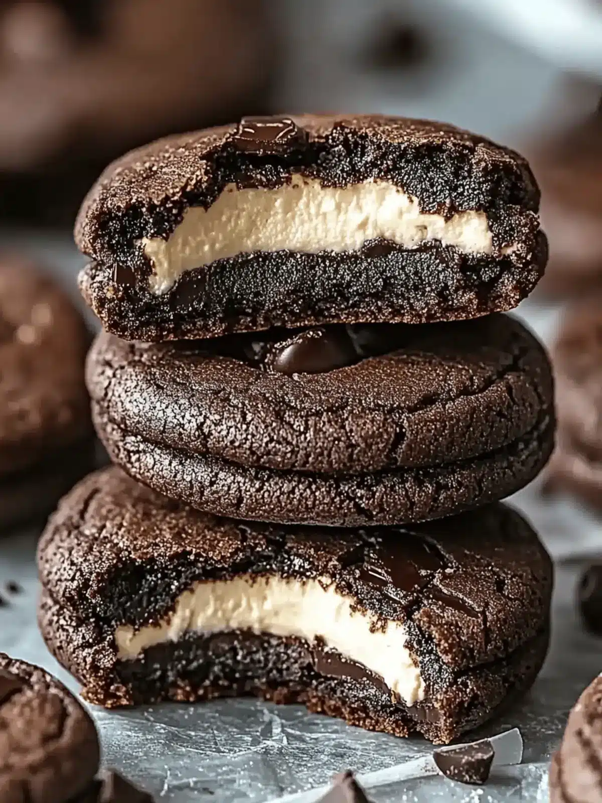 Choco Cheesecake Cookie Bites