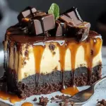 Caramel Brownie Cheesecake