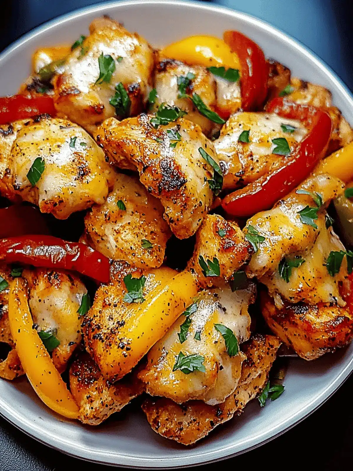 Cajun Chicken with Bell Peppers: A Flavorful One-Pan Delight