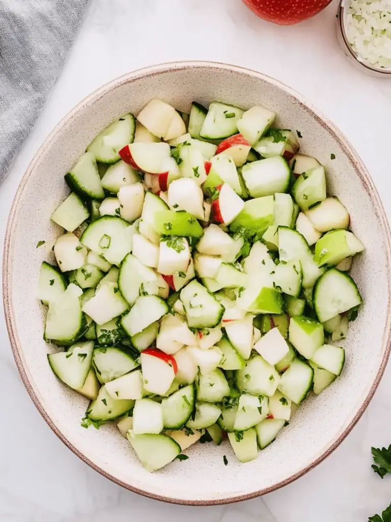 Cucumber Apple Salad