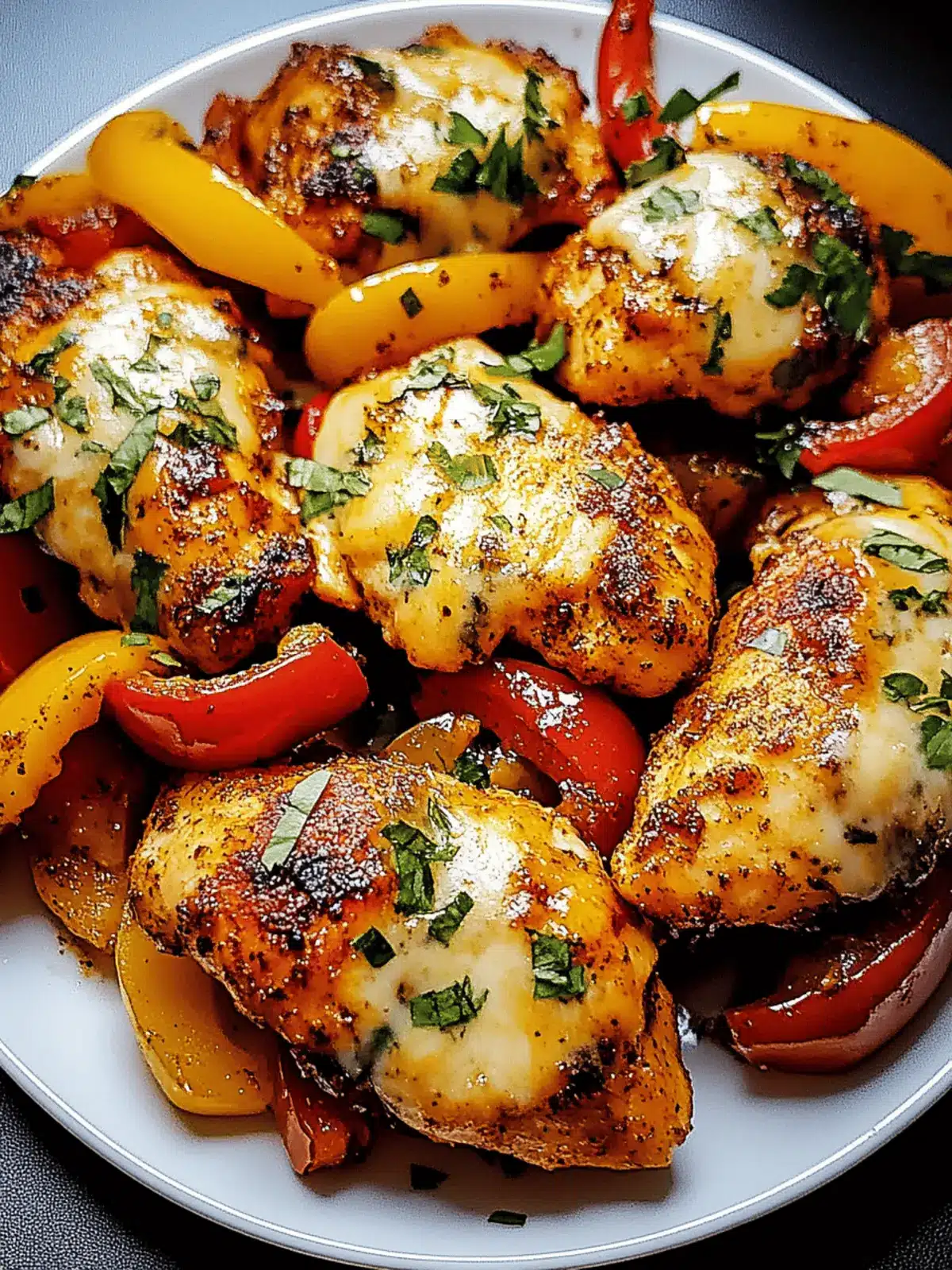 Cajun Chicken with Bell Peppers: A Flavorful One-Pan Delight