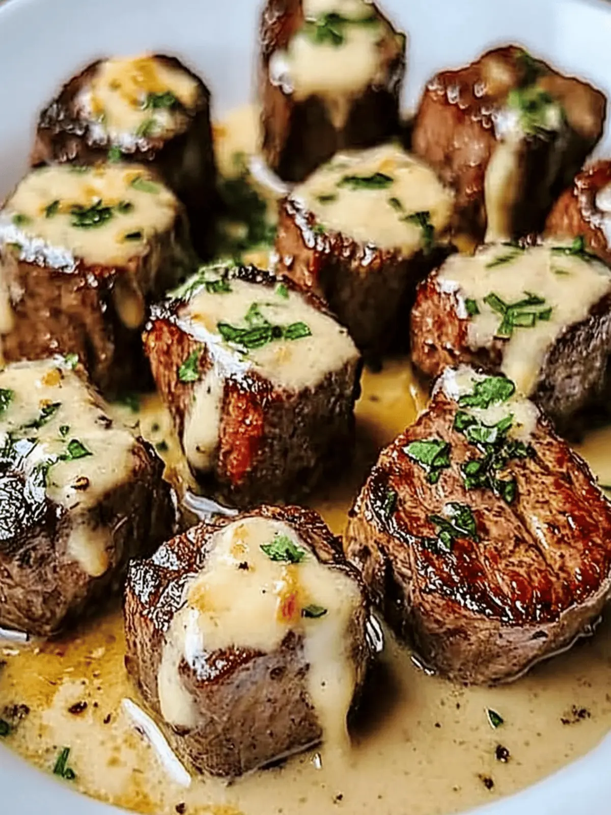 Garlic Butter Steak Bites with Rich Parmesan Cream Sauce Bliss