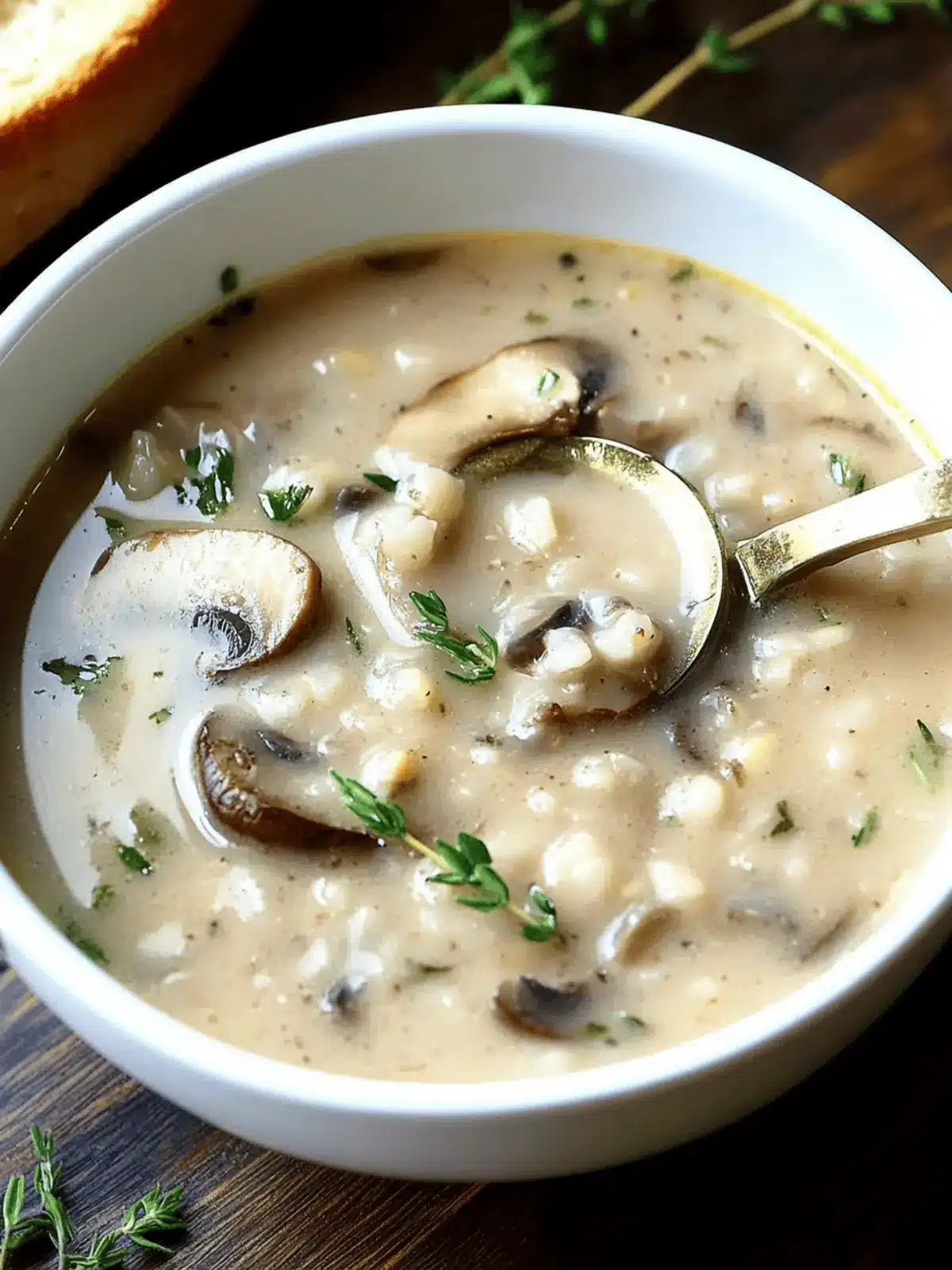 Mushroom Barley Soup