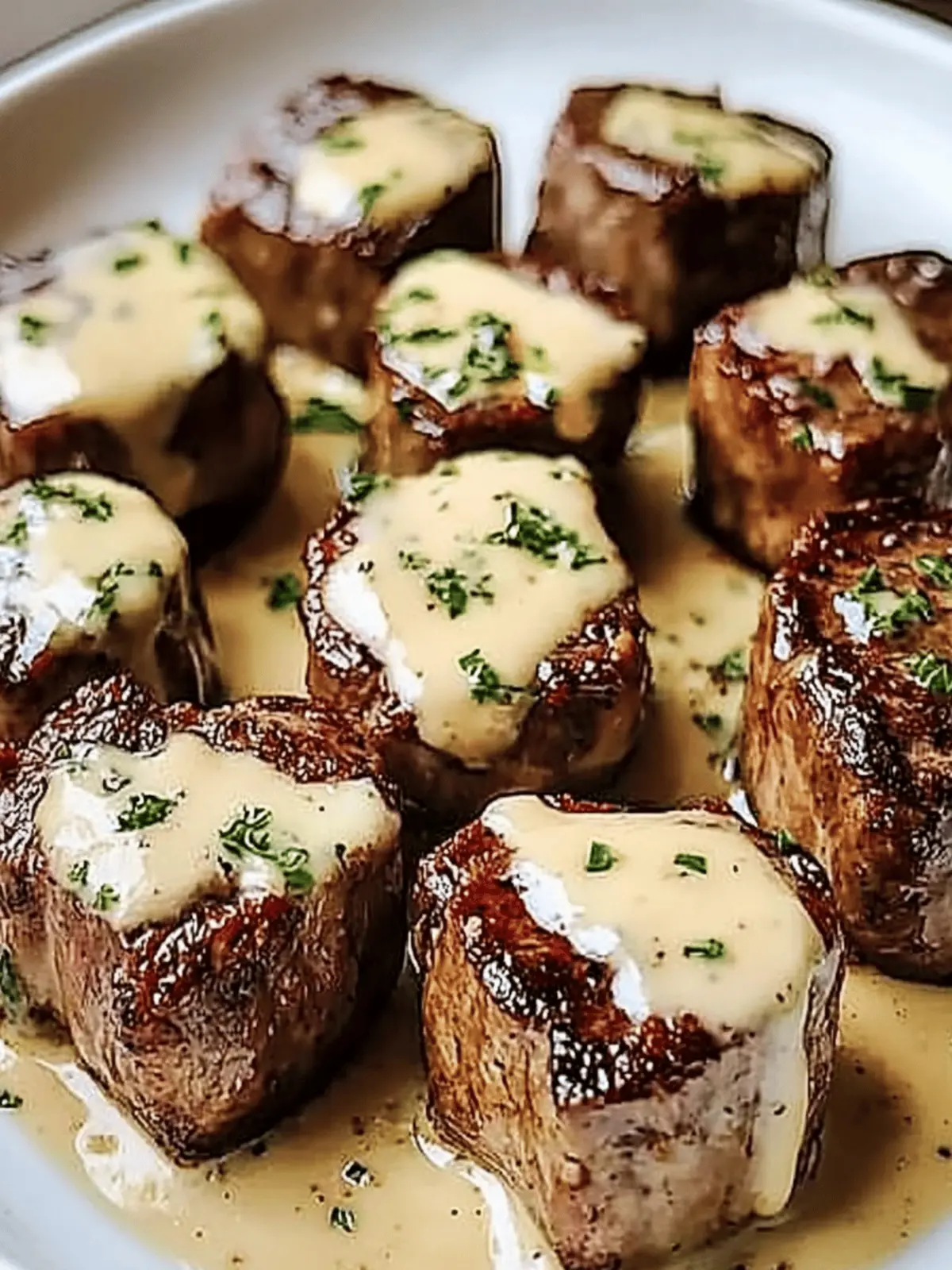 Garlic Butter Steak Bites with Rich Parmesan Cream Sauce Bliss
