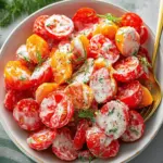 Tomato Garlic Salad