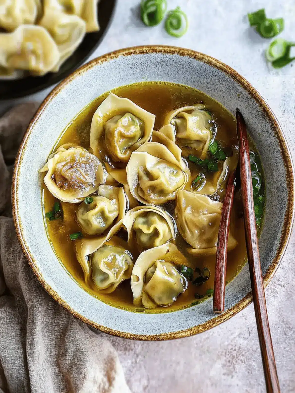 Vegan Wonton Soup