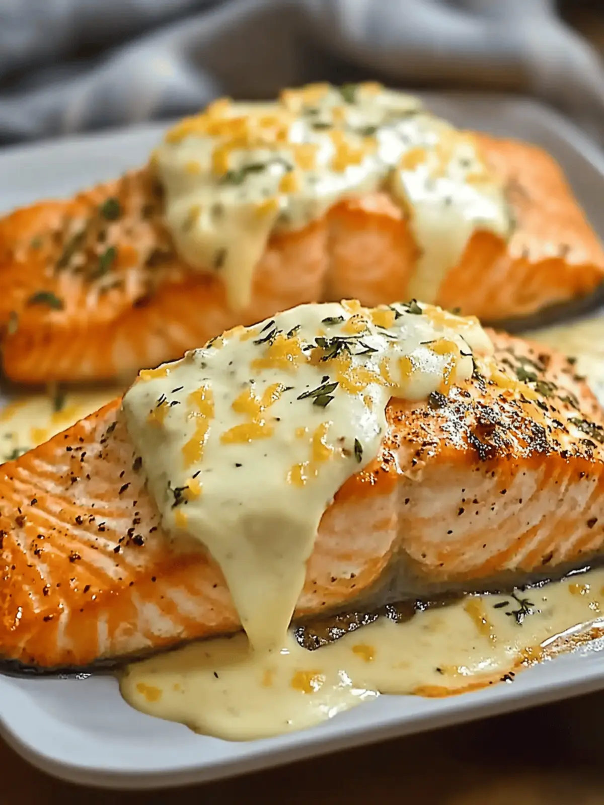 Baked Salmon with Mayo and Cheese for a Simple Gourmet Dinner