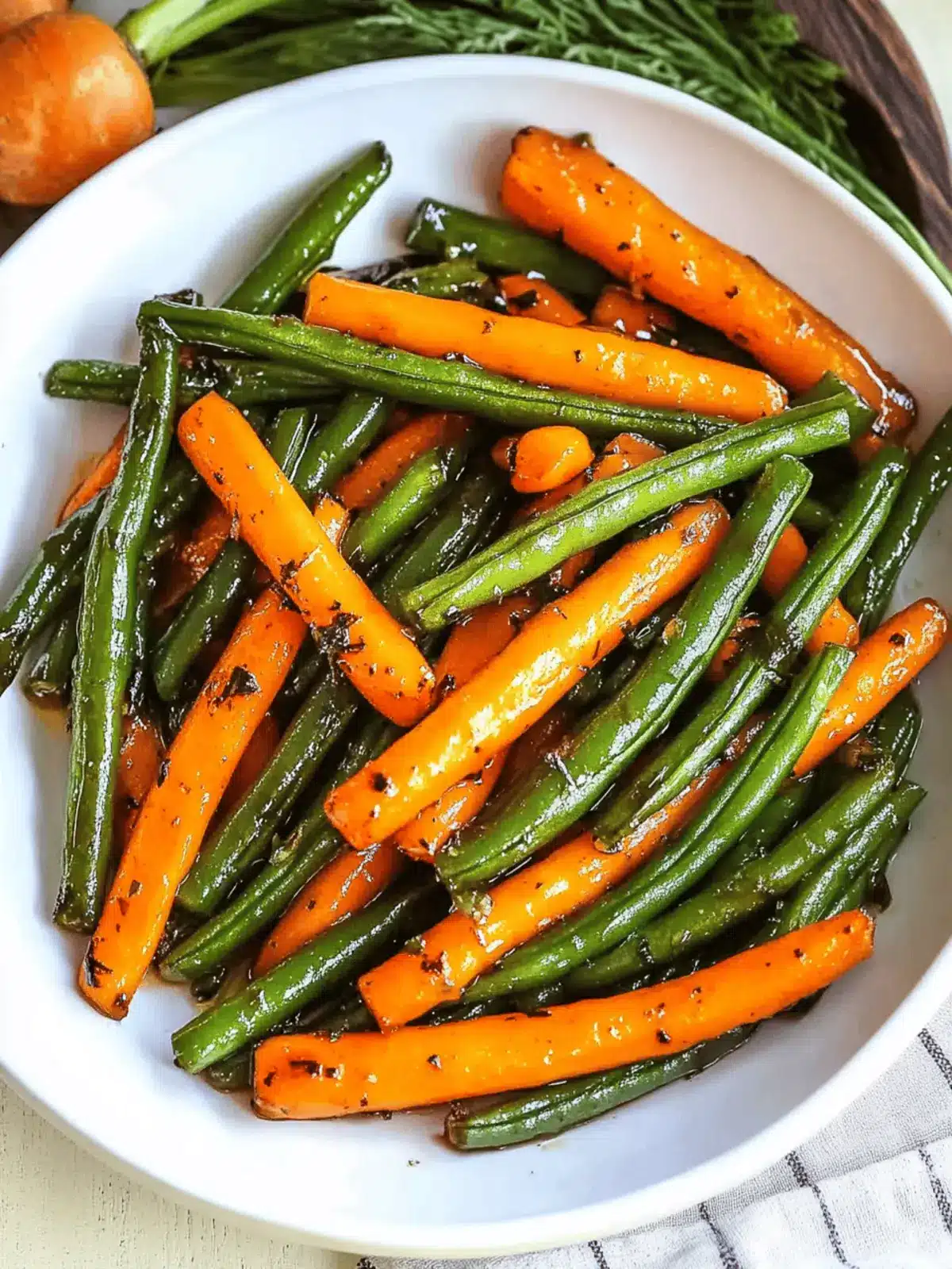 Honey Glazed Carrots & Green Beans