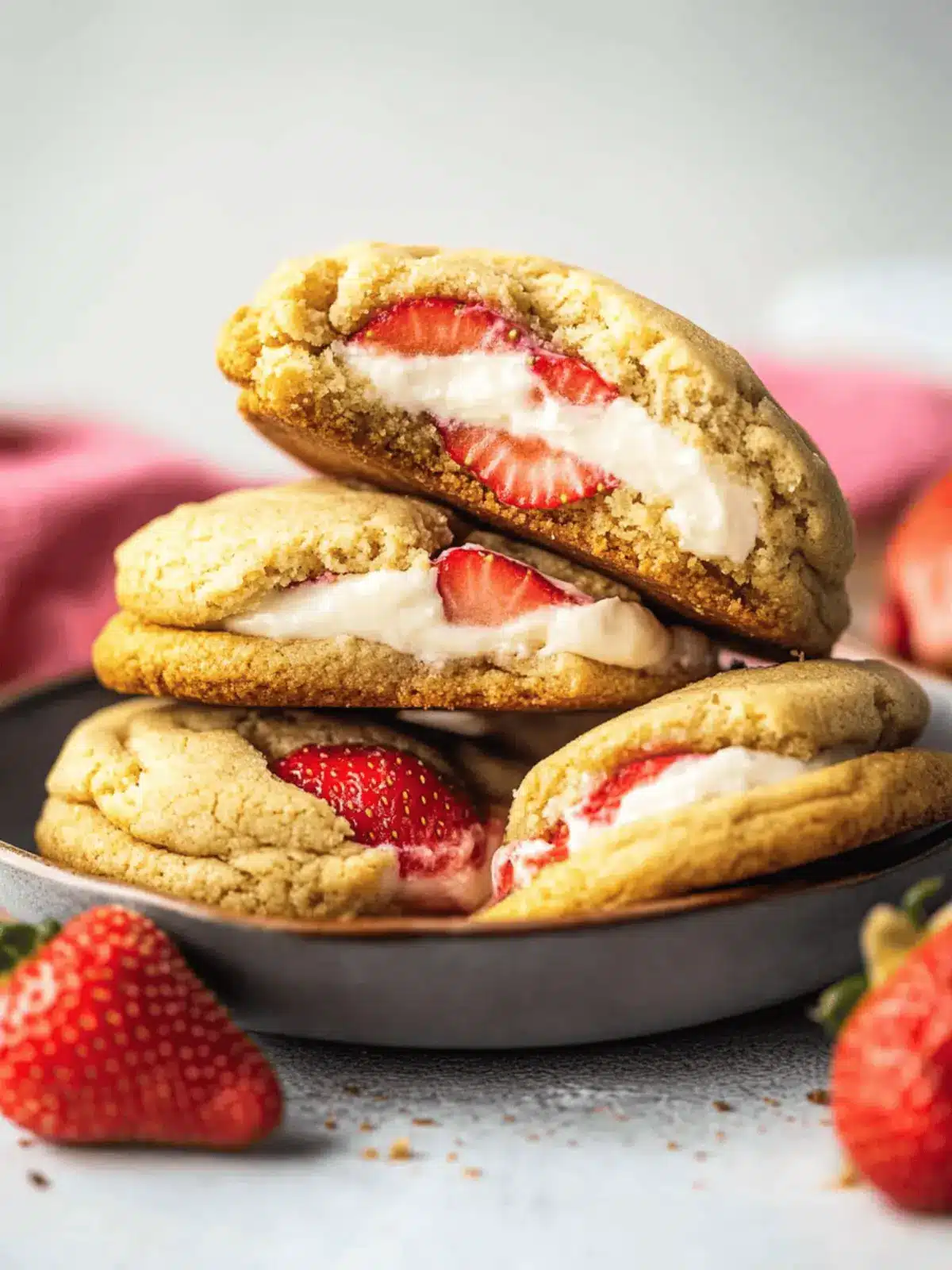 Strawberry Cheesecake Cookies That'll Stun Your Taste Buds