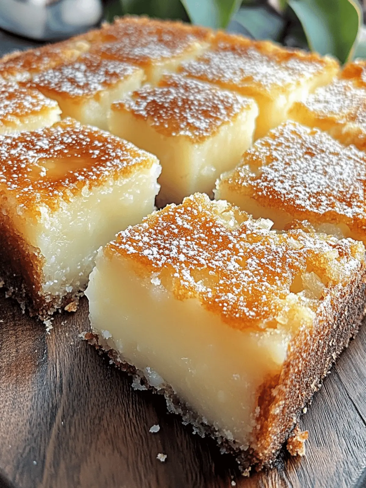 Coconut Mochi Cake