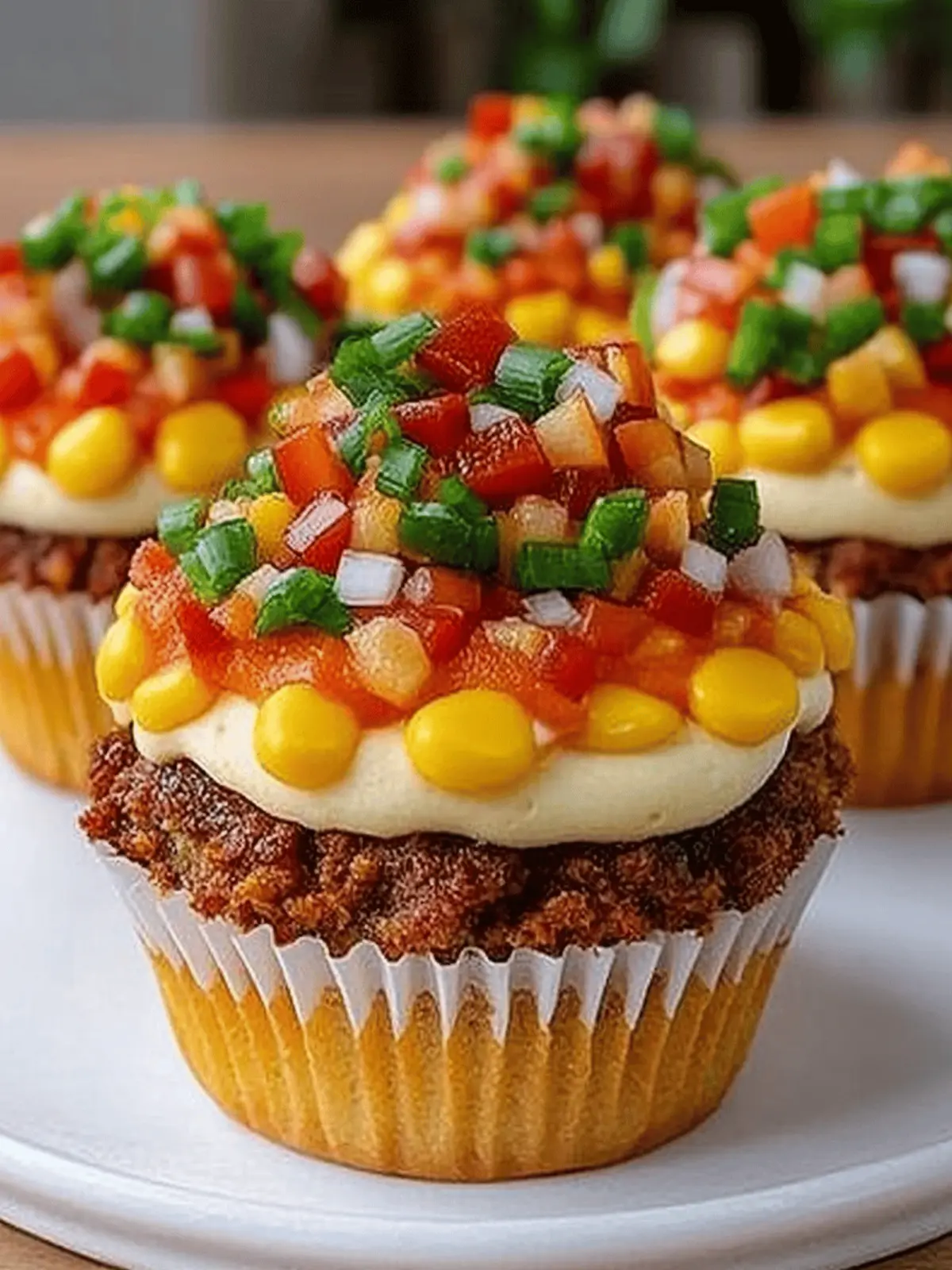 Taco Cupcakes Delight