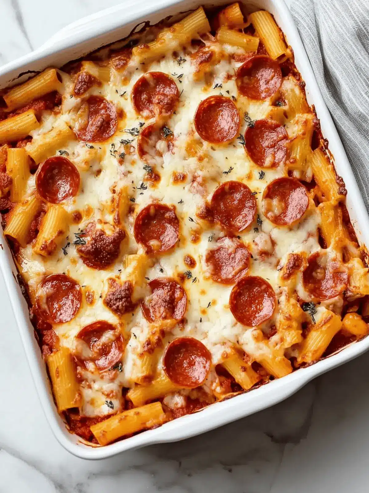 Pizza Pasta Bake