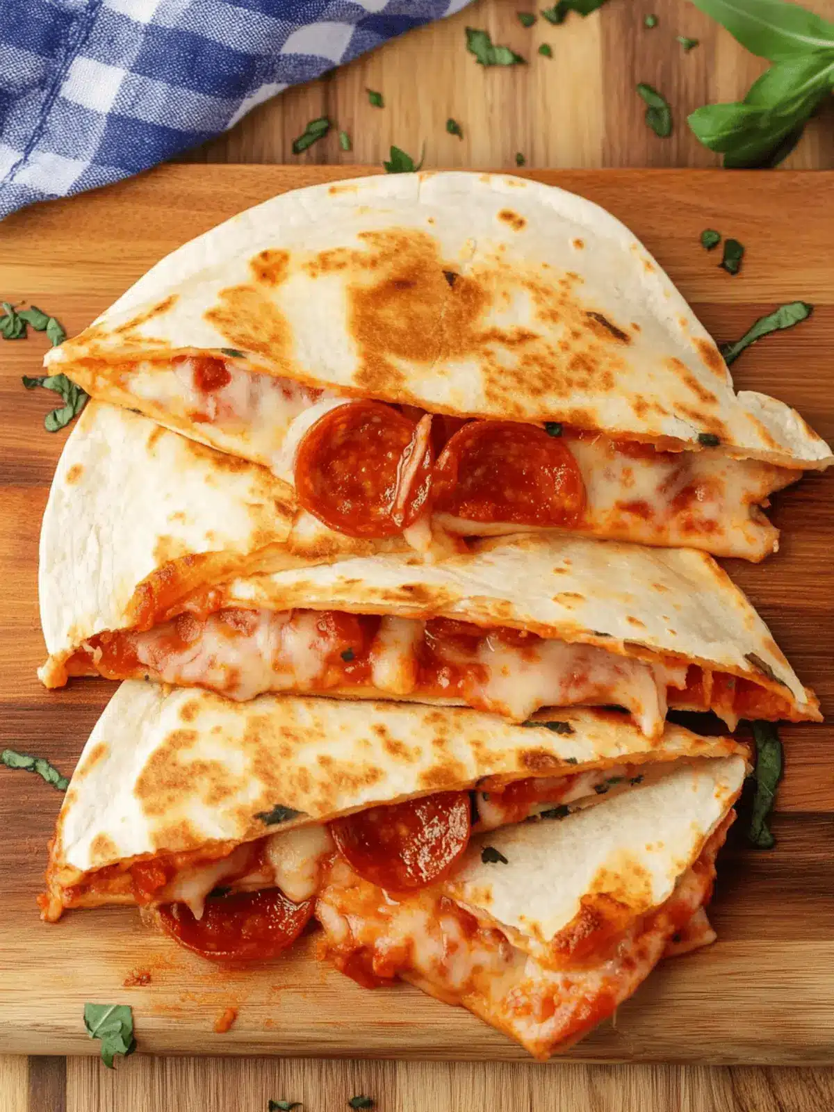 Pepperoni Pizza Quesadilla: A Quick, Cheesy Delight