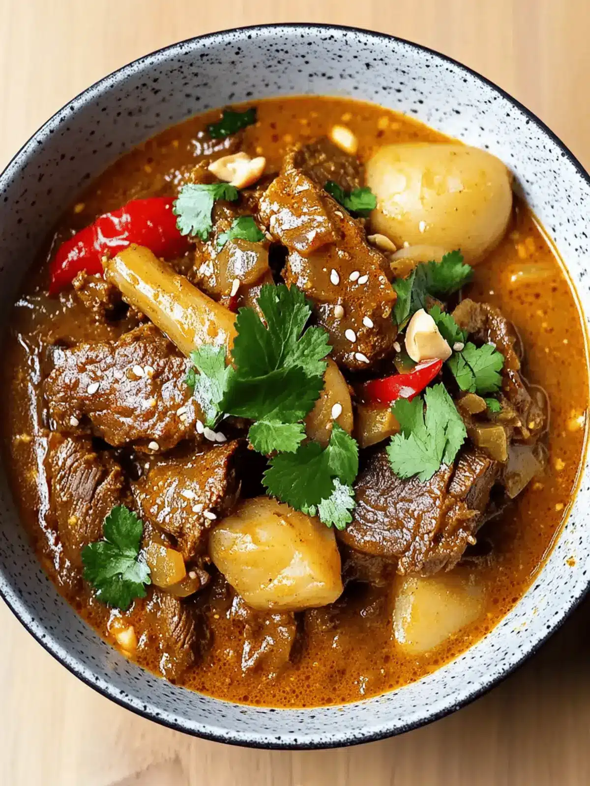 Slow Cooker Beef Massaman Curry