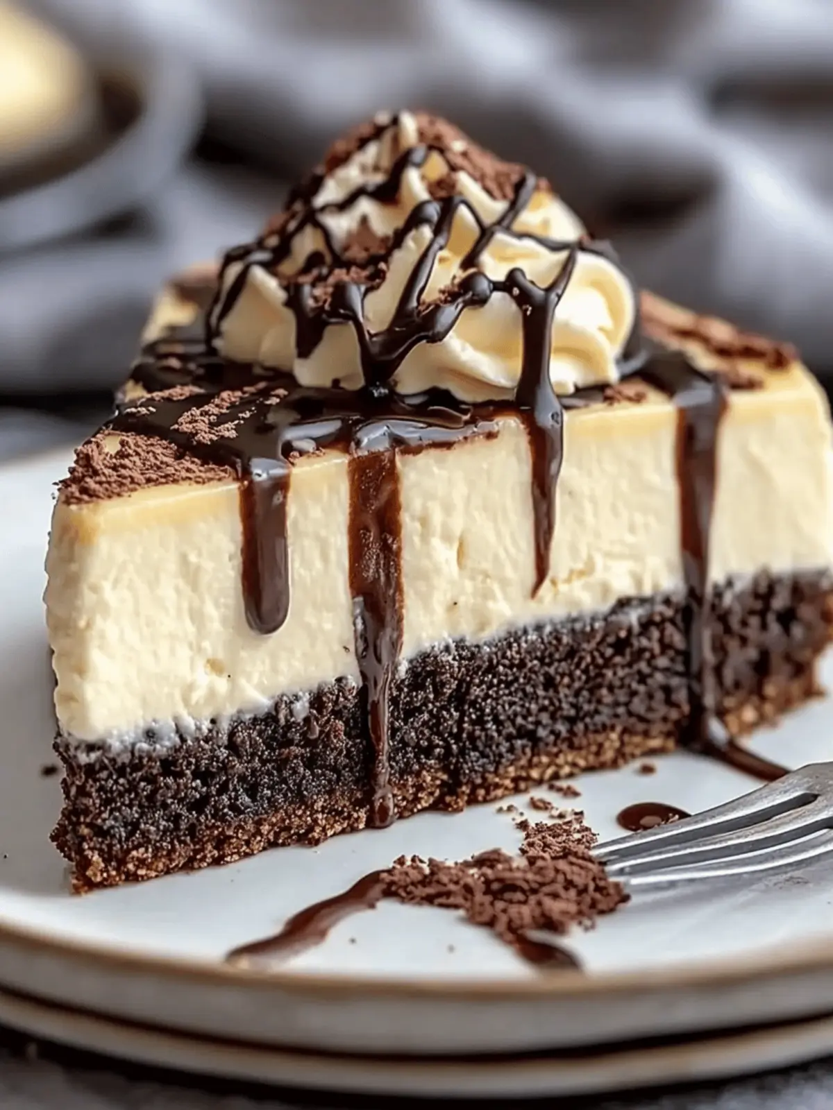 Brownie Bottom Cheesecake