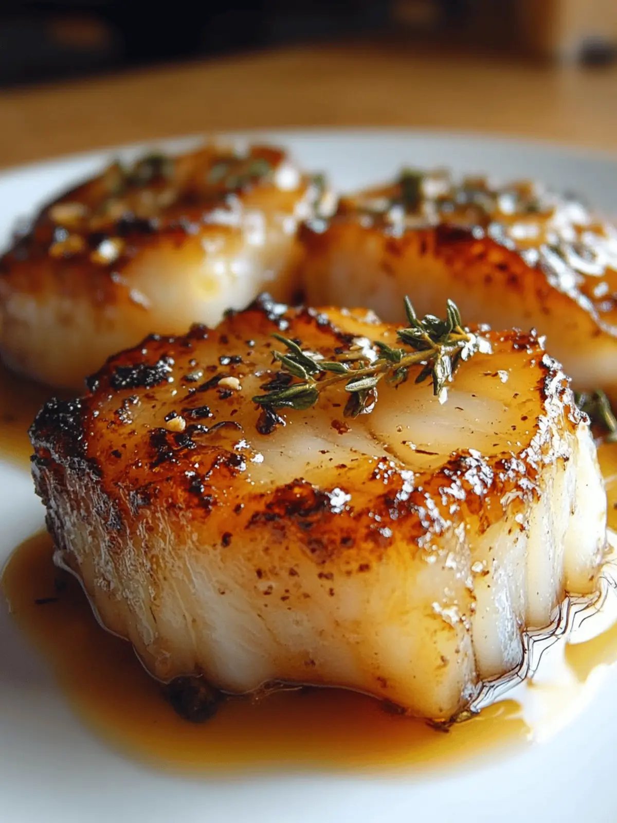 Sweet and Savory Baked Honey Marinated Cod in 15 Minutes