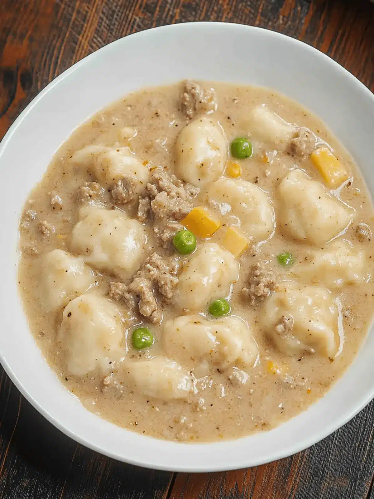 Ground Beef and Dumplings: Cozy Comfort Food in One Pan