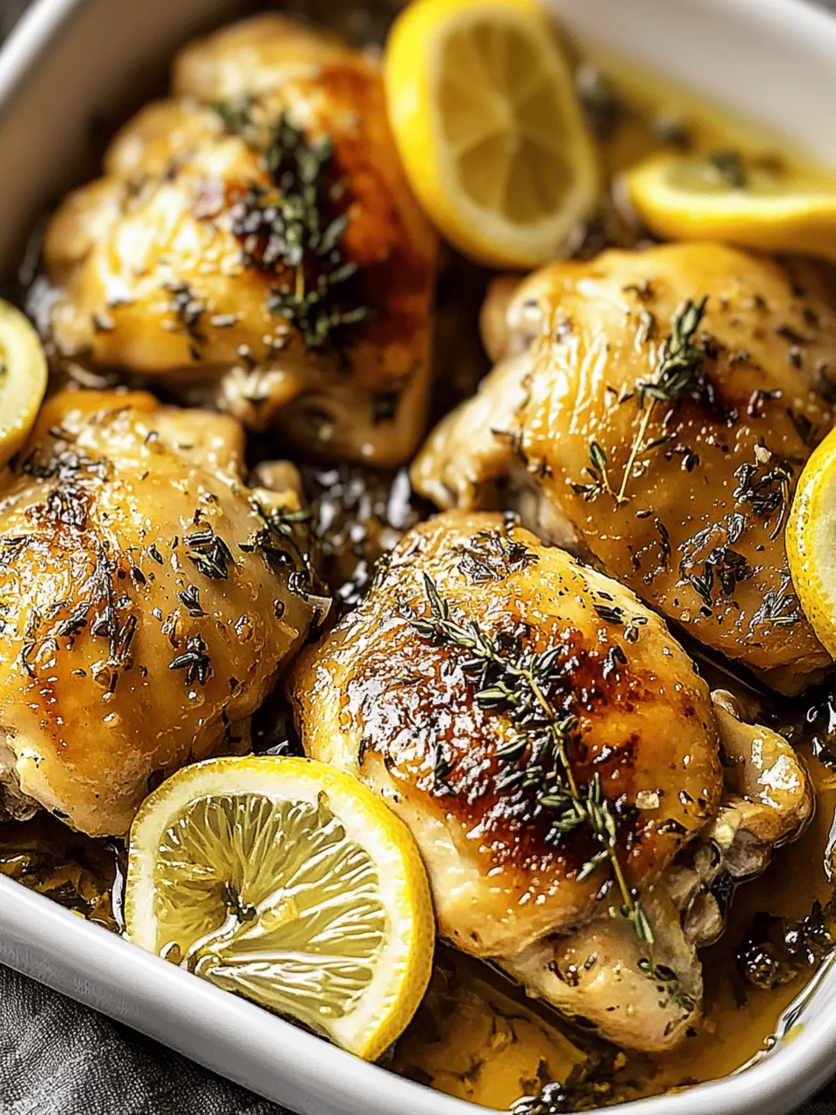 Greek Lemon Chicken Thighs