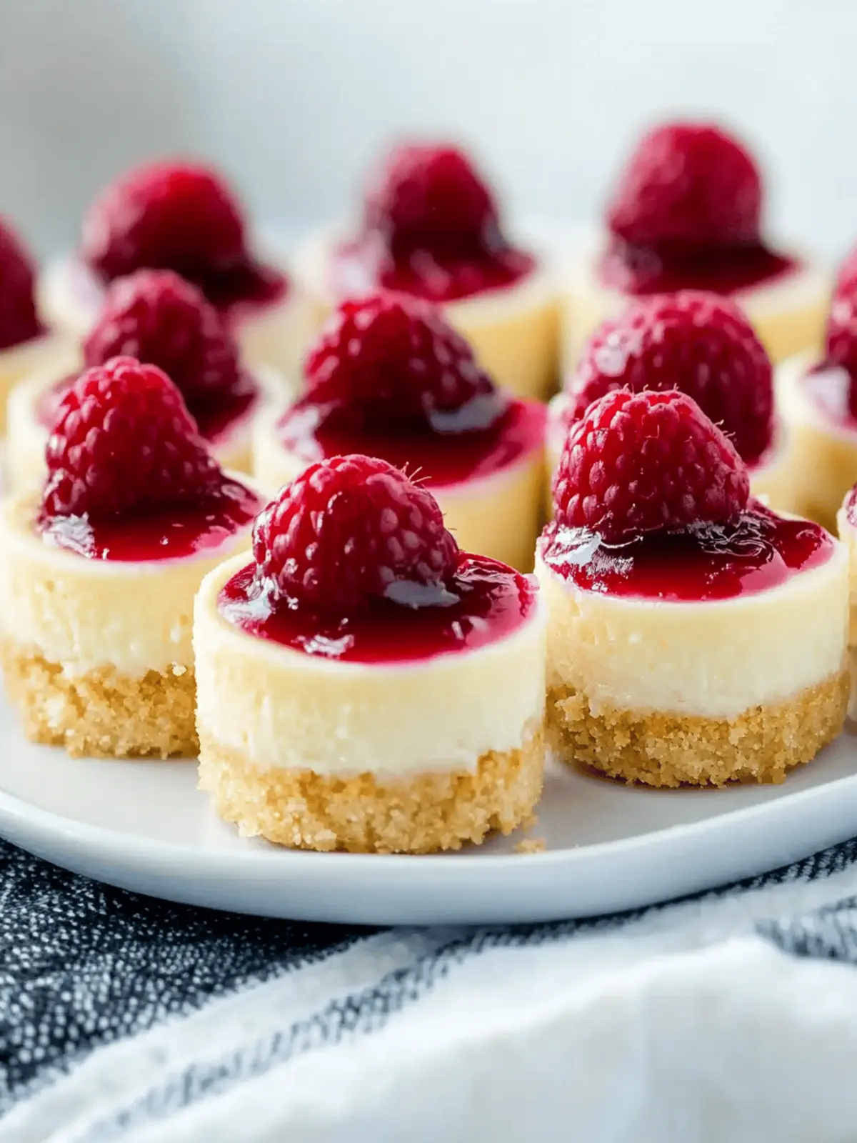 Mini Cheesecakes New York Style