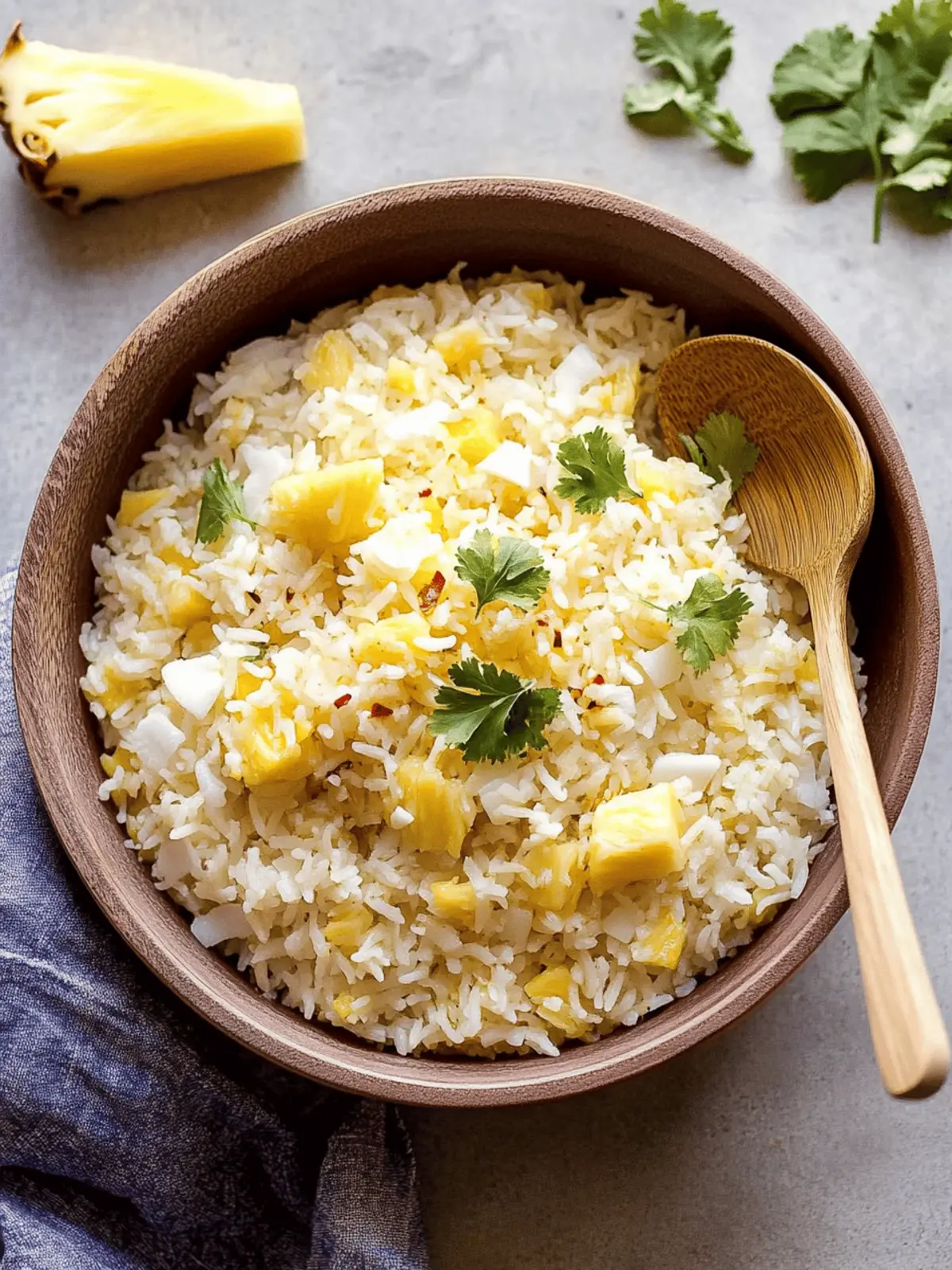 Delicious Tropical Coconut Pineapple Rice for Easy Entertaining