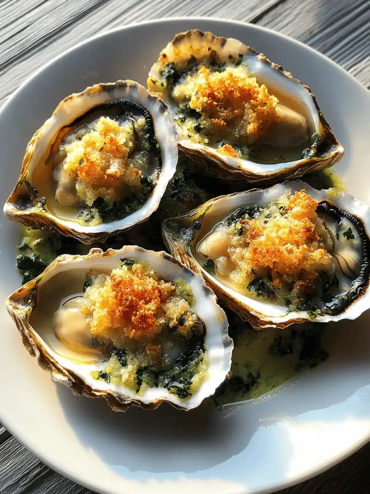 Oysters Rockefeller