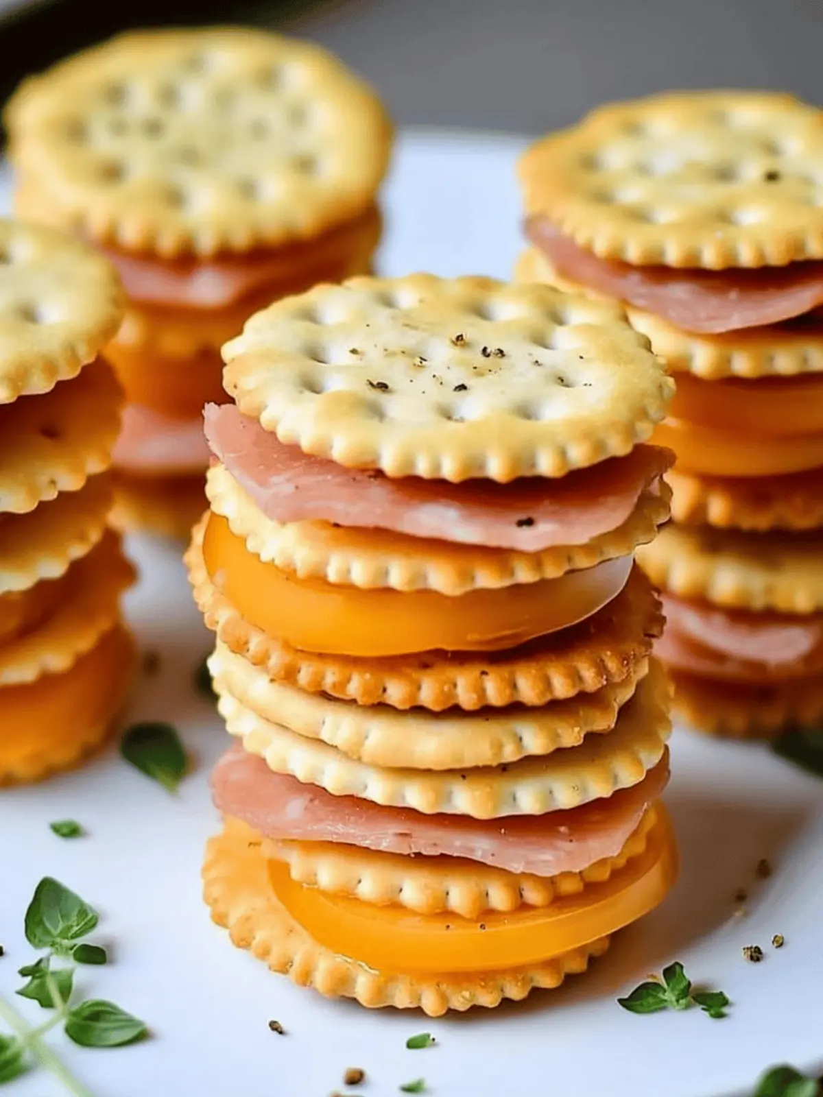 Ritz Crackers Party Sandwiches