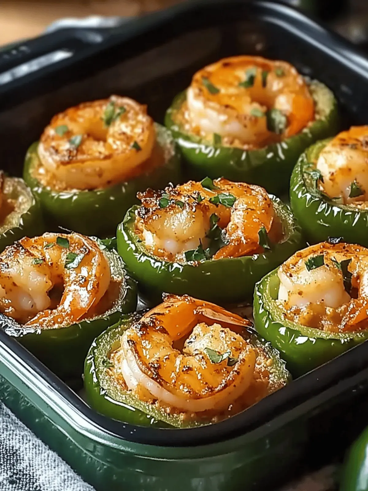 Fiery Cajun Shrimp Stuffed Jalapeños