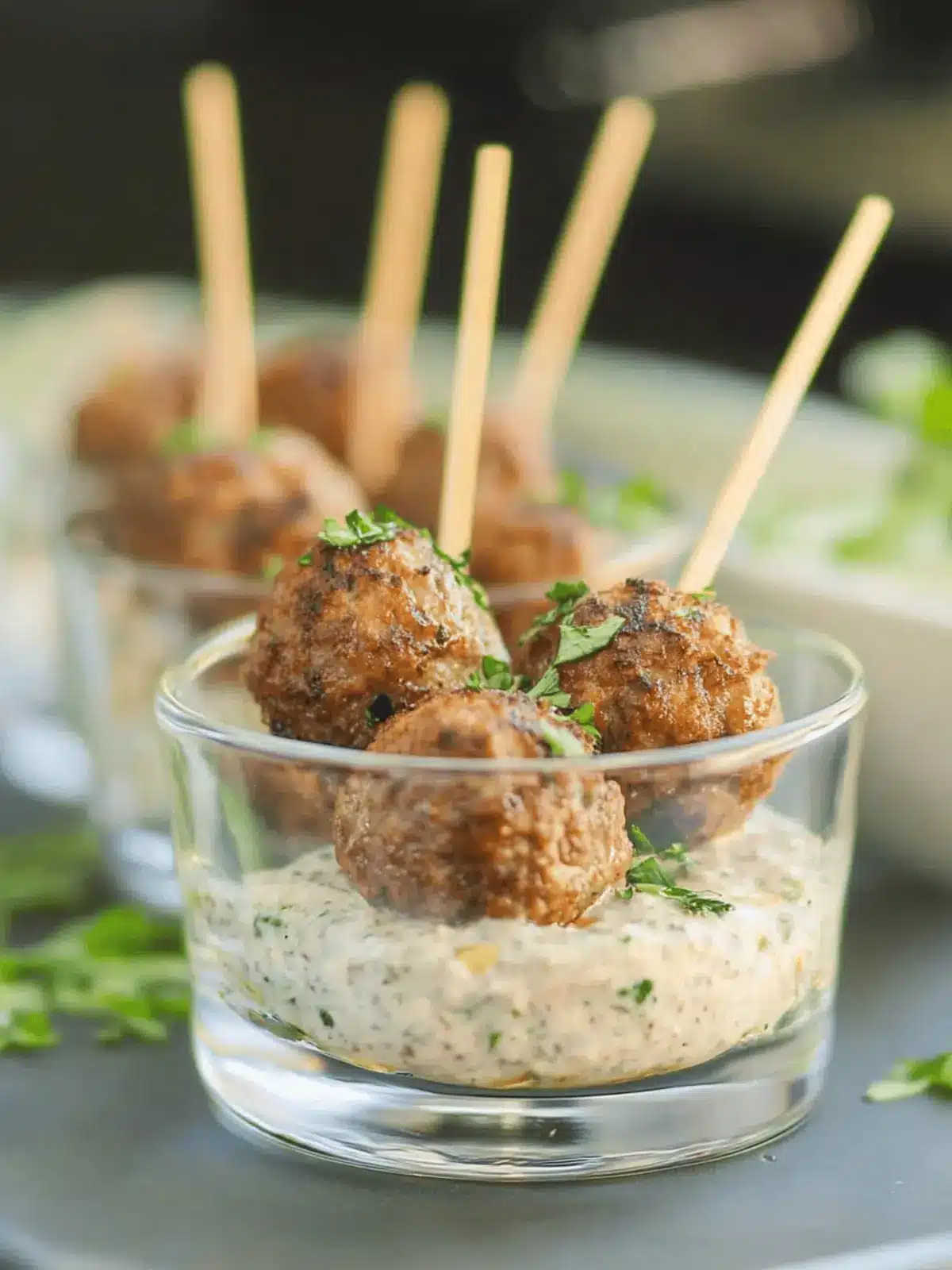 Meatballs With Tzatziki