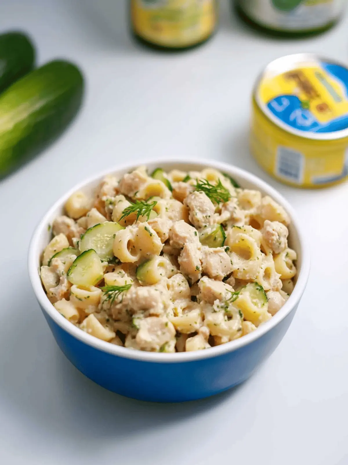 Dill Pickle Tuna Pasta