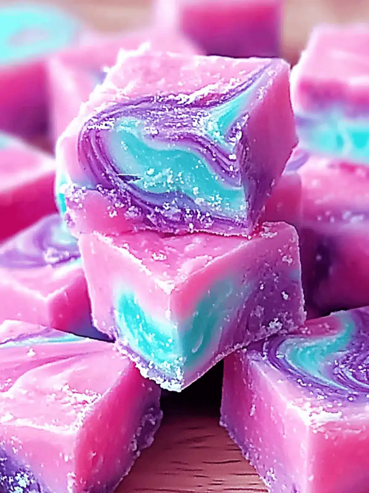 Galactic Cotton Candy Fudge