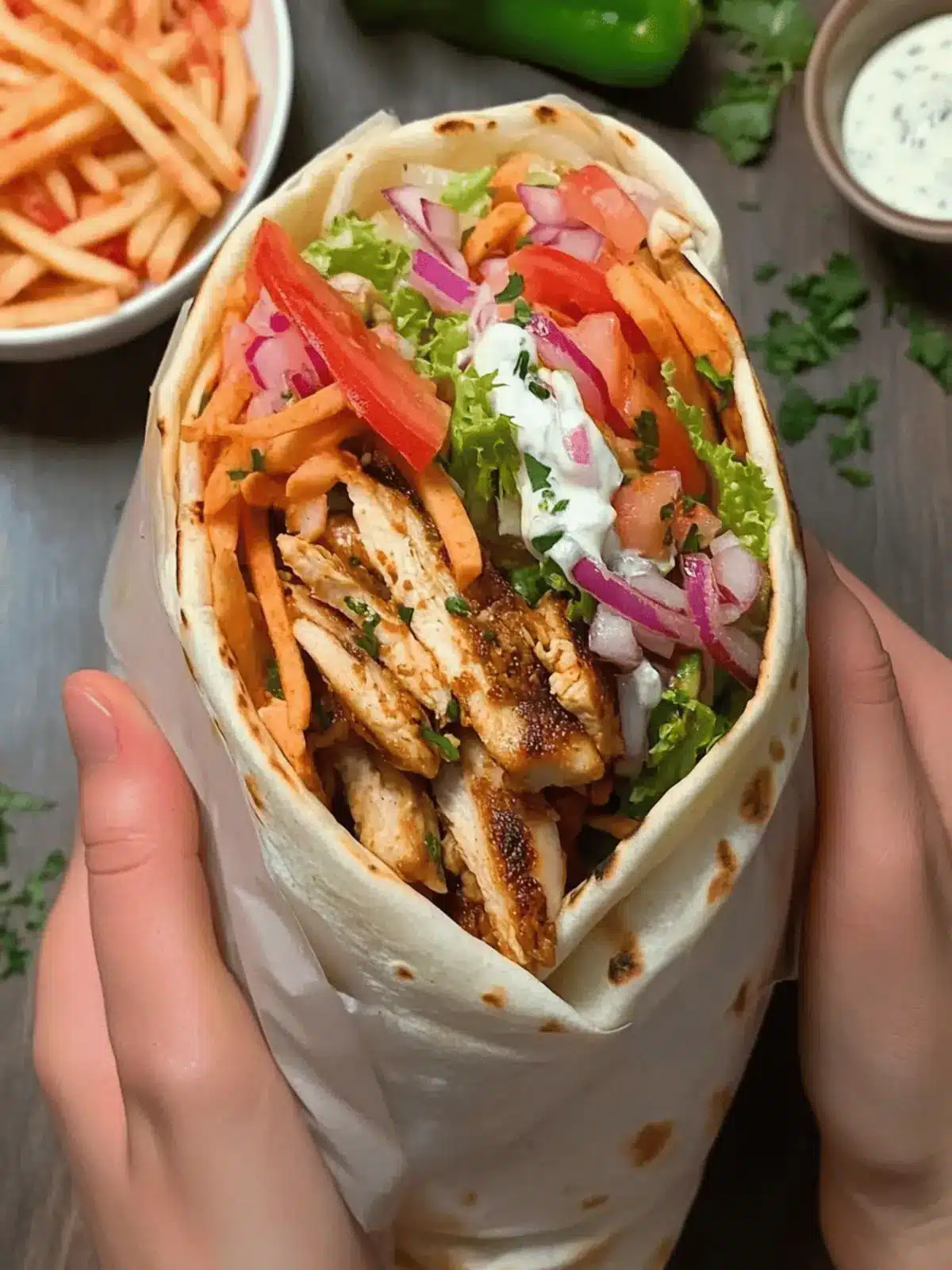 Chicken Shawarma Wrap