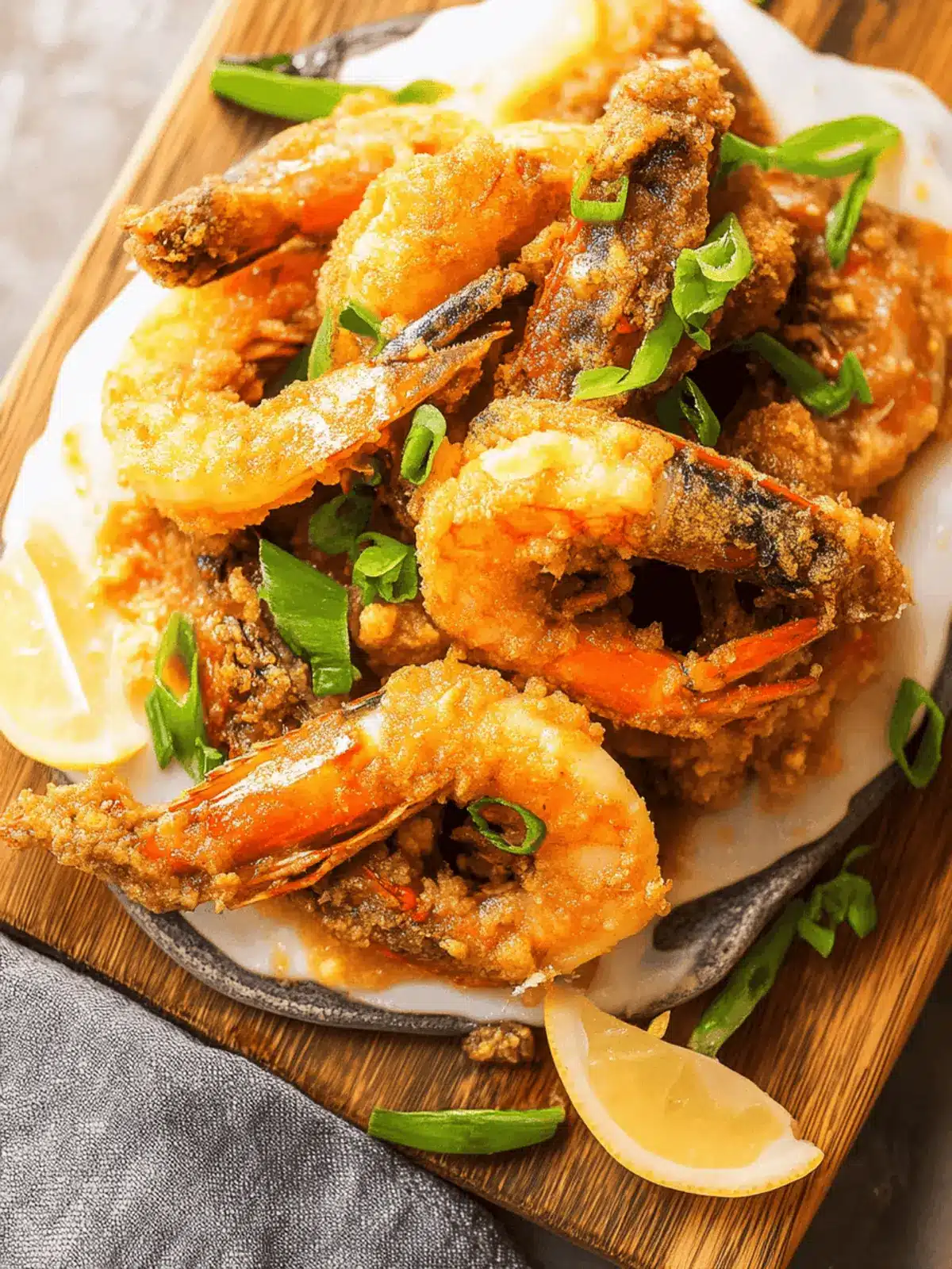 Salted Egg Yolk Prawns