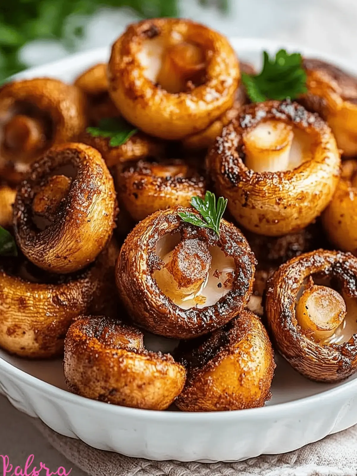 Air Fryer Mushrooms
