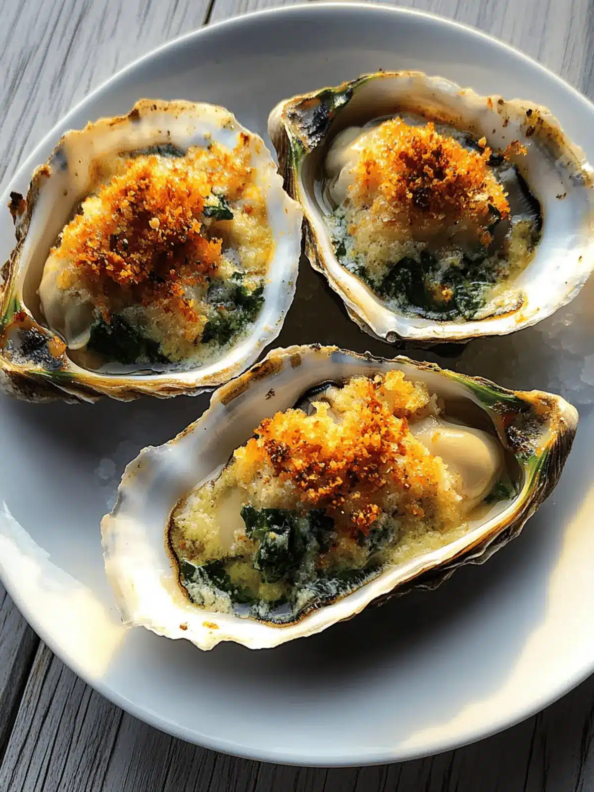 Oysters Rockefeller