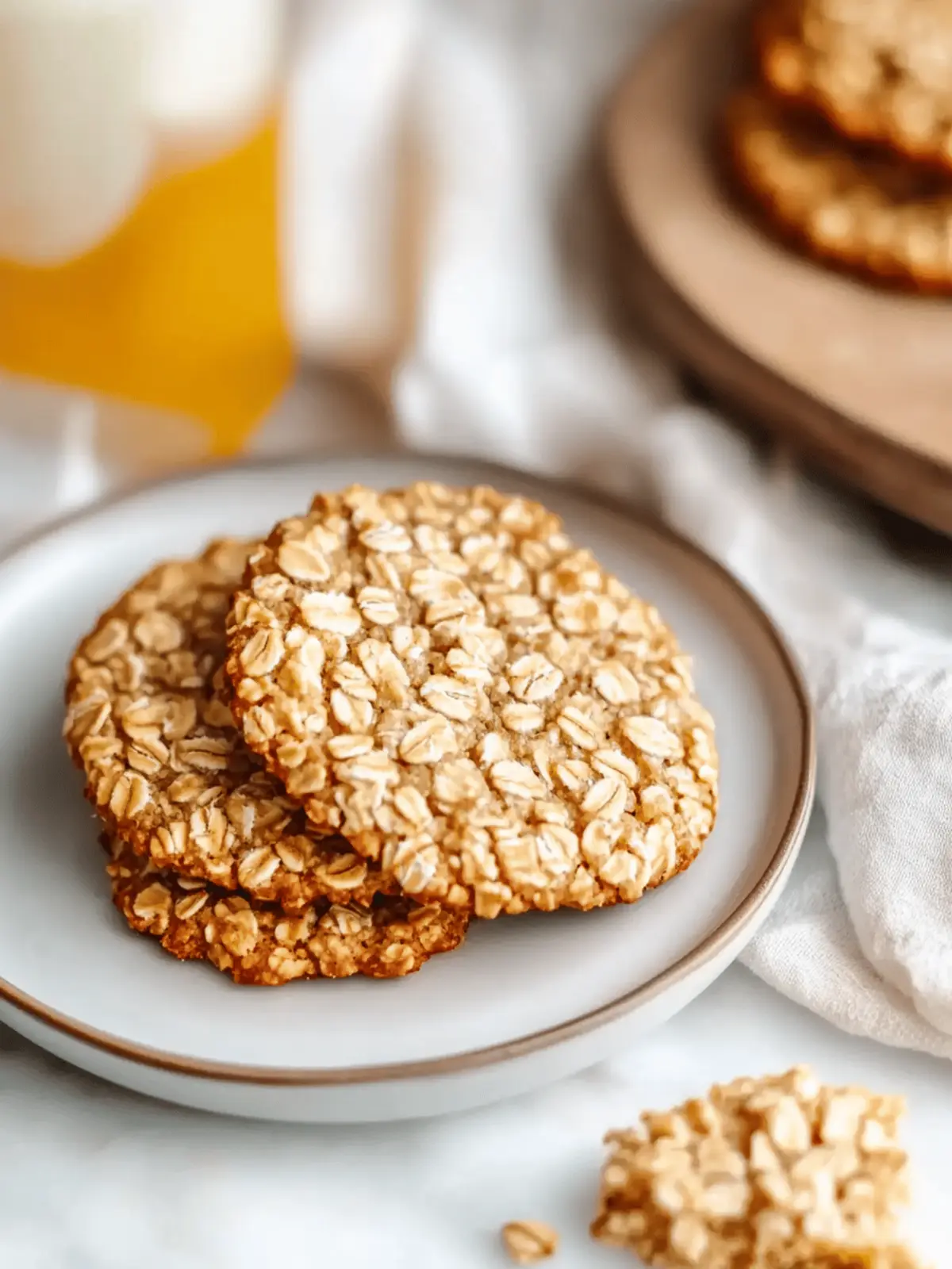 Delicious Honey Oatmeal Cookies for a Wholesome Treat Honey Oatmeal Cookies