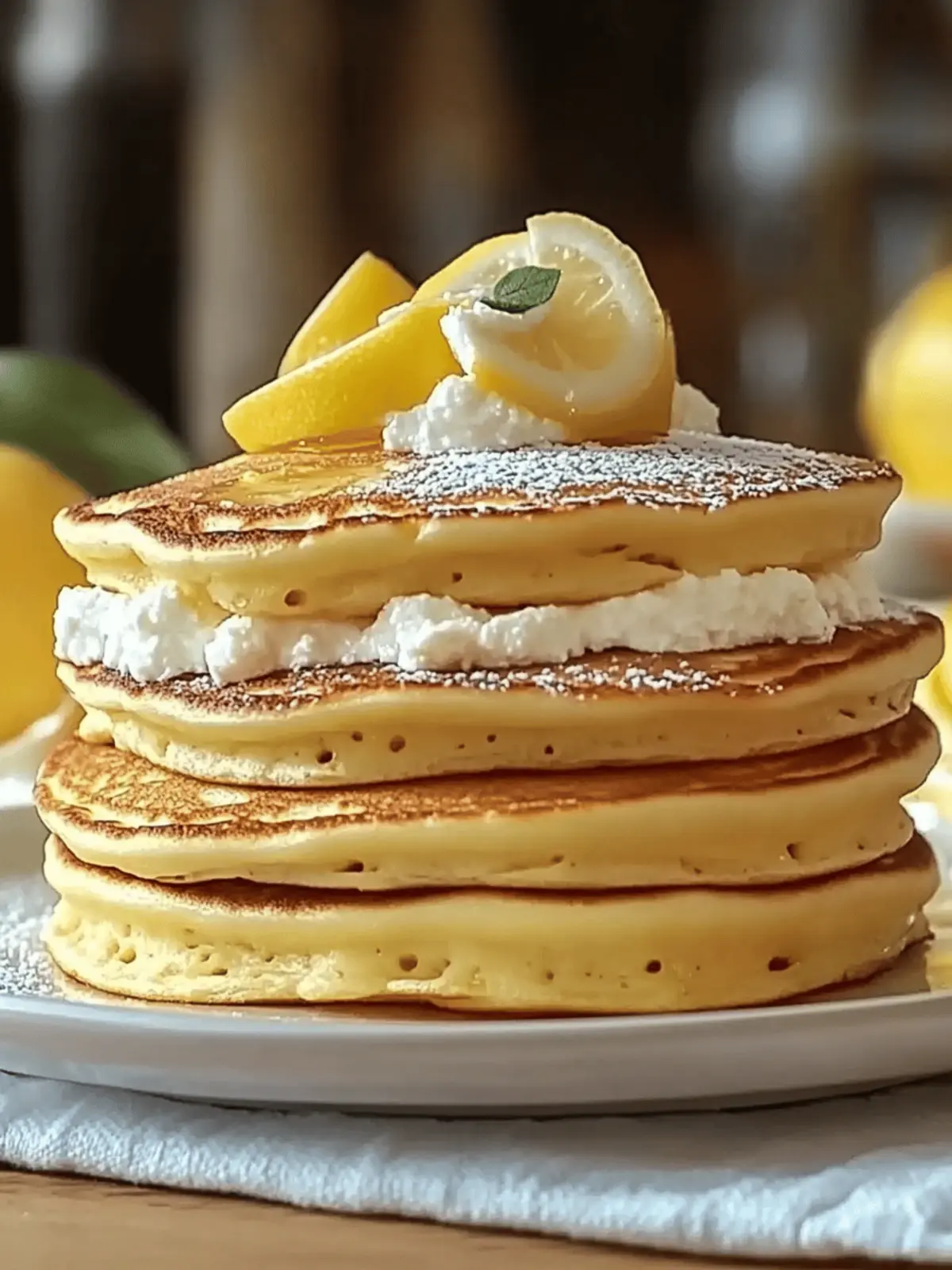 Lemon Ricotta Pancakes