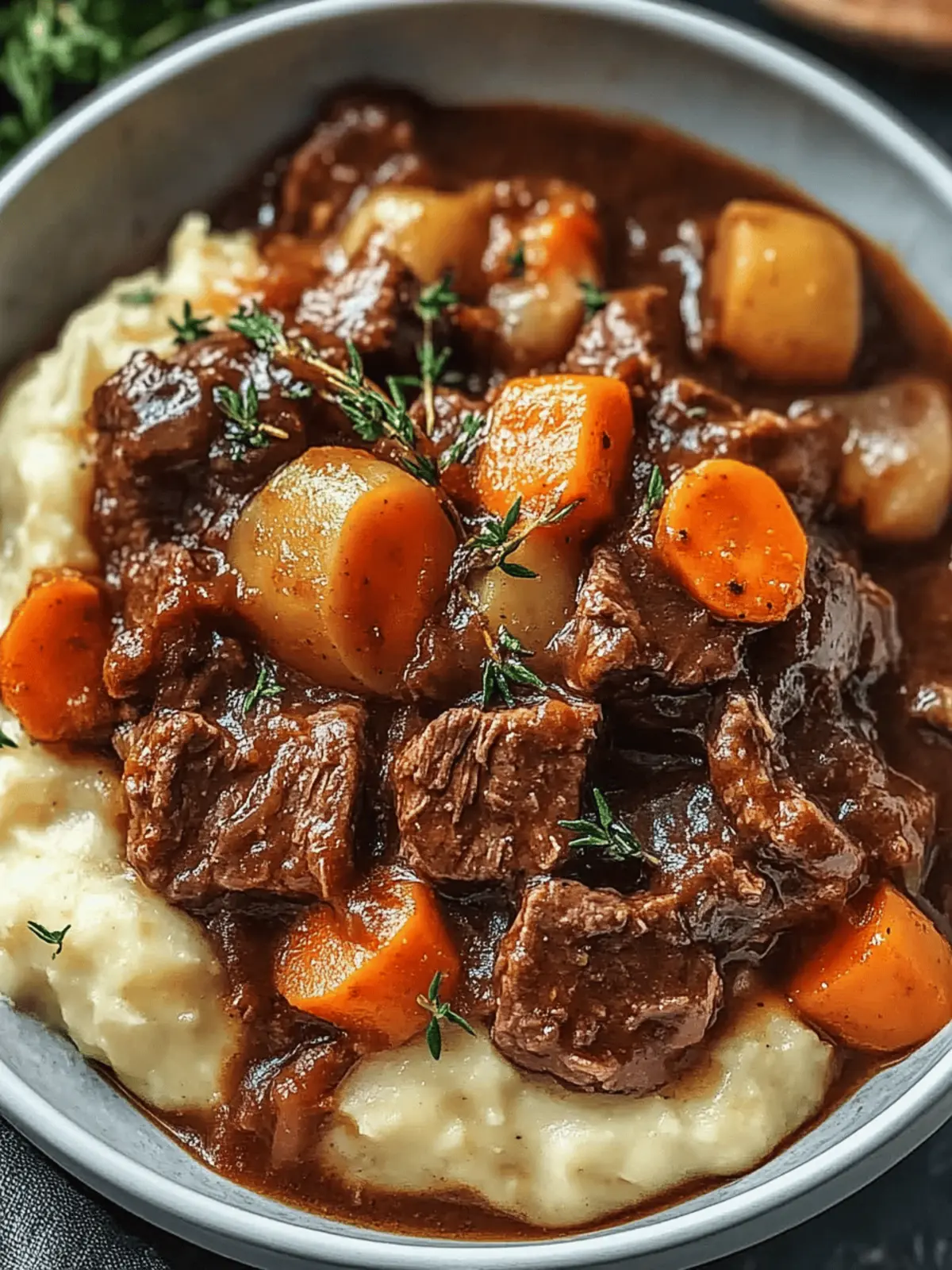 Crockpot Beef Bourguignon