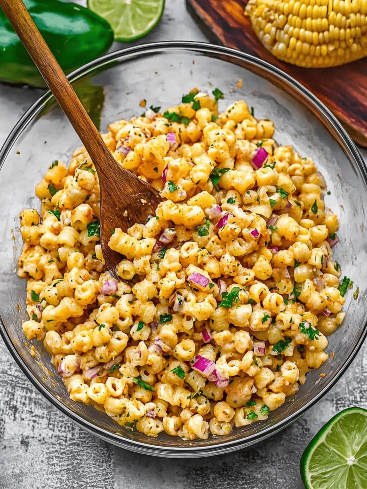 Easy Elote Pasta Salad