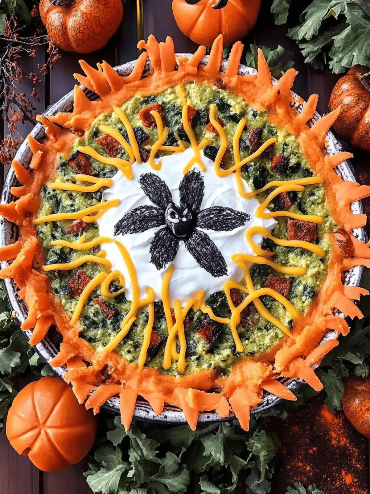 Halloween Taco Dip