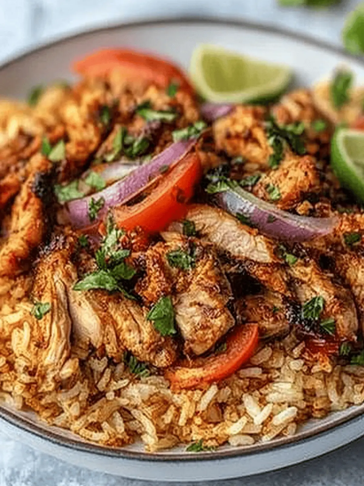 One Pot Shawarma Chicken And Rice